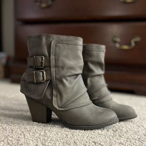 Brown ankle boots